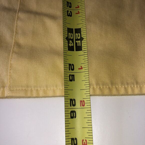 Dickies Women’s Yellow Scrub Top Embroidered Philippine Islands Pockets Size XS - Picture 8 of 13